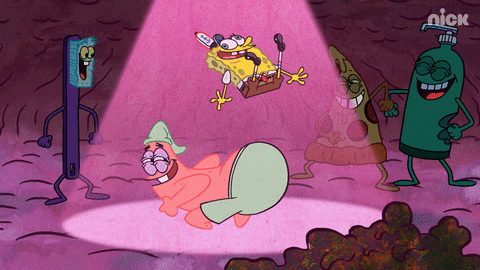 Happy Patrick Star GIF by SpongeBob SquarePants