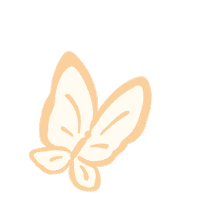 Yellow Butterfly Love Sticker by daiso_designlab