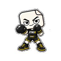 Fight Knockout Sticker by ZTIKIX