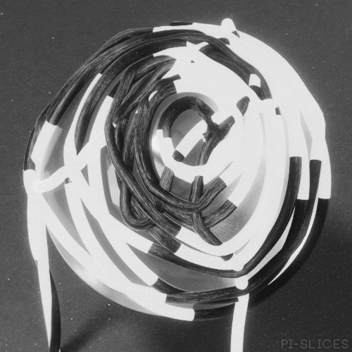 Black And White Art GIF by Pi-Slices
