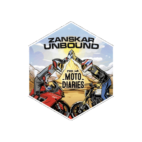 Zanskar Sticker by TVS Apache Series Official