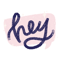 Sparkle Hello Sticker