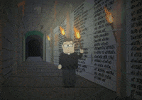 tunnel priest GIF by South Park 