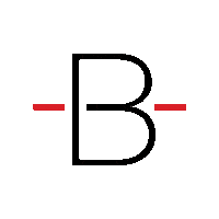 B Sticker by The Barre