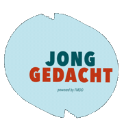 Jonggedacht Sticker by FMDO vzw