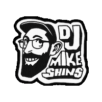 Dj Mike Shins Sticker by Cam Smith