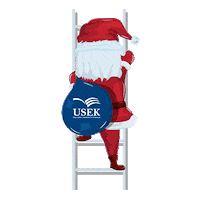 Christmas Santa Sticker by Holy Spirit University of Kaslik