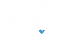 Thank You So Much Sticker by By the Brook Creations