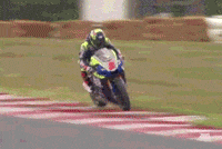 MotoAmerica motorcycle save superbike brush it off GIF