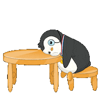 Bored Still Waiting Sticker by Pudgy Penguins