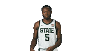 Over There Basketball Sticker by Michigan State Athletics