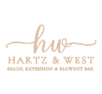 Hair Salon Extensions Sticker by Hartz & West