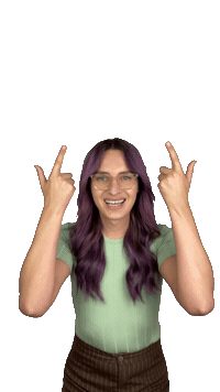 Zeigen Sticker by Leni Bolt