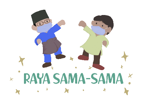 Muslim Eid Sticker by Cahfee