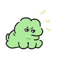 hoangageo kawaii angry mad anger Sticker