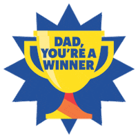 Dad Father Sticker by New York Lottery