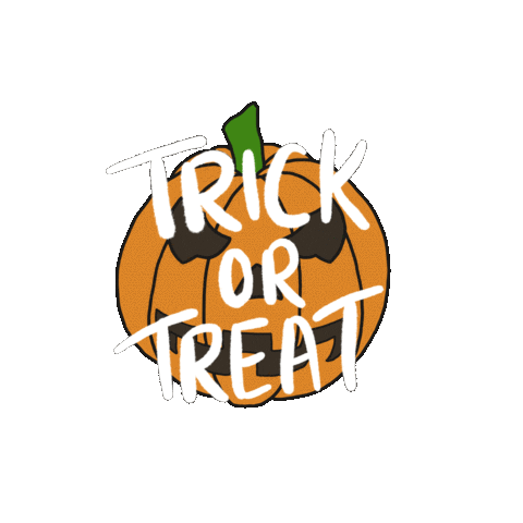 Trick Or Treat Halloween Sticker