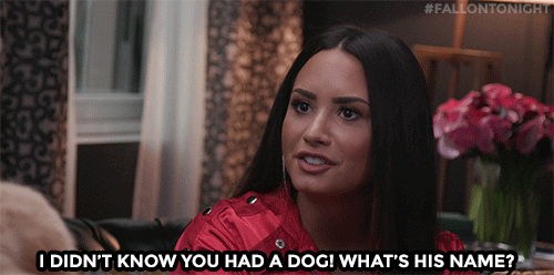 demi lovato puppy GIF by The Tonight Show Starring Jimmy Fallon