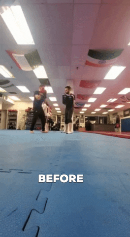 amrelsherif5d70 giphygifmaker practice kickboxing GIF
