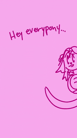 UlliPagooli hello pink hi giphycreatortest GIF