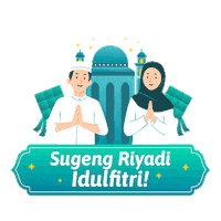 Hari Raya Eid Mubarak Sticker by Universitas Islam Indonesia