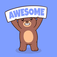 Lets Go Smile GIF by BEARISH