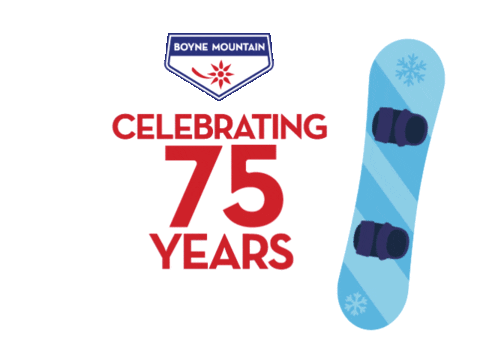 boynemountain giphyupload ski michigan skiing Sticker