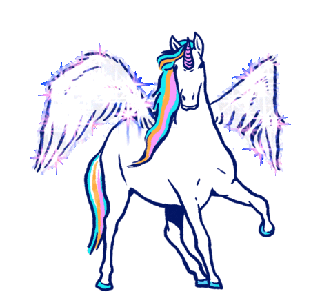 Party Flying Sticker by The Art Plug