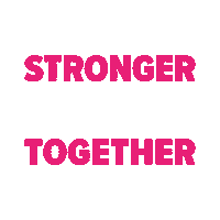 Stronger Together Women Sticker by Baked by Melissa