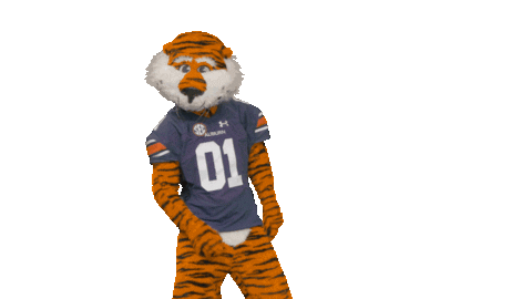 College World Series Mascot Sticker by Auburn Tigers