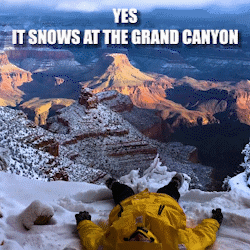Snowing Snows GIF by GrandCanyonTV