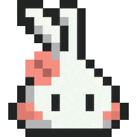 SumLilThings pixel bunny 8bit sumlilthings Sticker