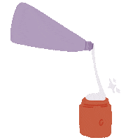 Skin Care Orange Sticker by cadence