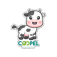 Agro Vaca Sticker by Coopel Agronegócios