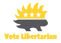 Vote Politics Sticker by Libertarians for Peace, Freedom, and Prosperity