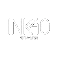 Ink40 Sticker by Ink Design