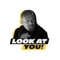 Look At You Jason Statham Sticker by Hobbs & Shaw Smack Talk