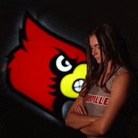 Look Up University Of Louisville GIF by Louisville Cardinals