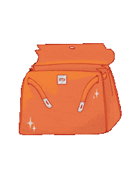 Fashion Orange Sticker
