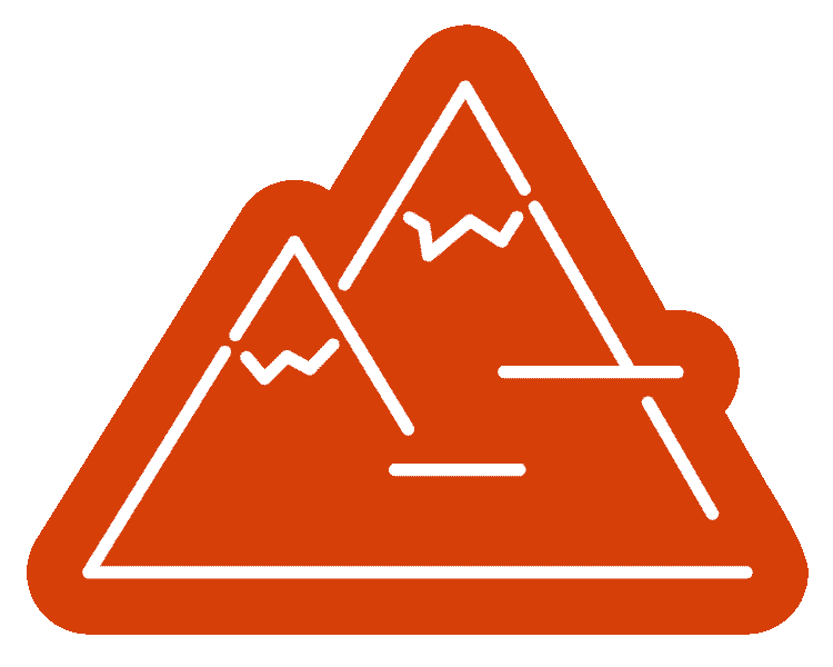 Oregon State University Mountains Sticker by Oregon State Ecampus