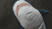 comspace bored office alone shark GIF