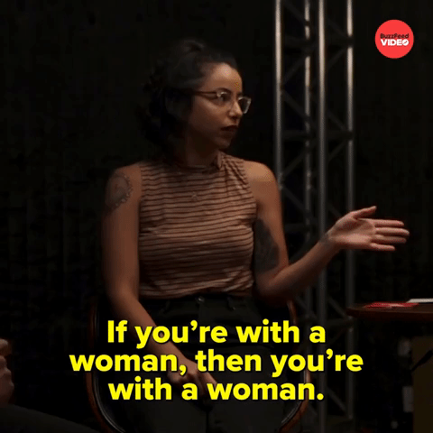 If you're with a woman