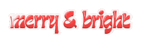 Merry Christmas Sticker