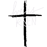 He Is Risen Easter Sticker
