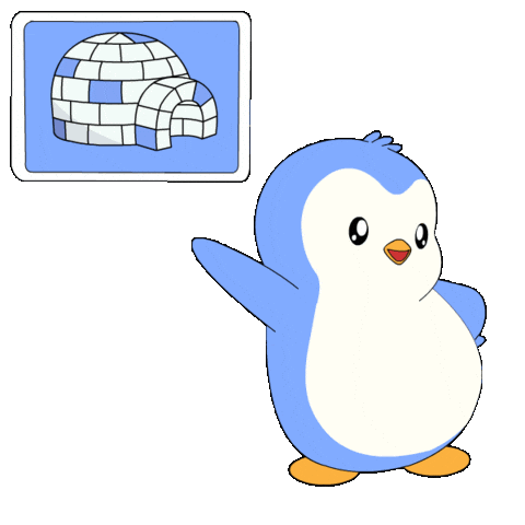 See Me Sticker by Pudgy Penguins