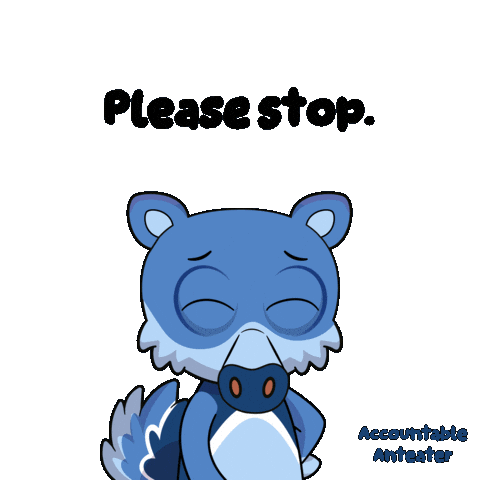 Stop No Sticker by VeeFriends