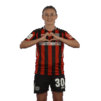 I Love You Heart Sticker by Bayer 04 Leverkusen