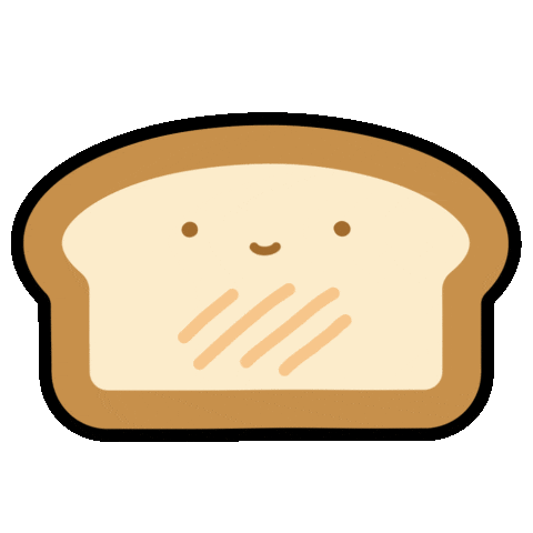 Bread Smile Sticker
