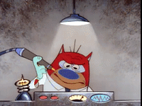ren and stimpy nicksplat GIF