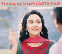 Thoda Resham Lagta Hai Singing GIF